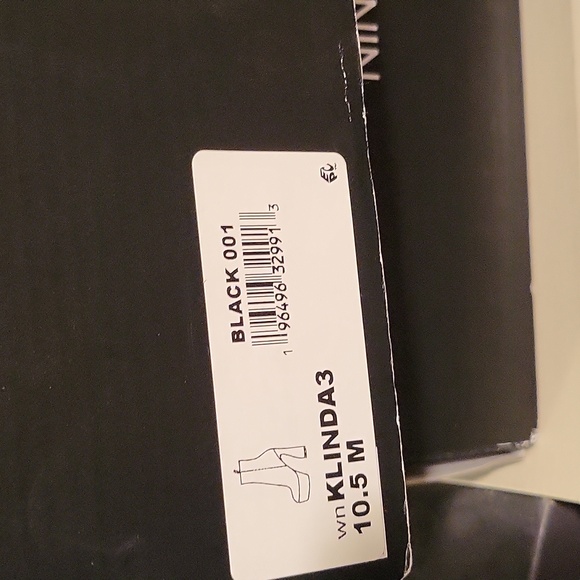 NWB  Size 10.5 Black Nine West Klinda3 Platform Bootie - Picture 5 of 5
